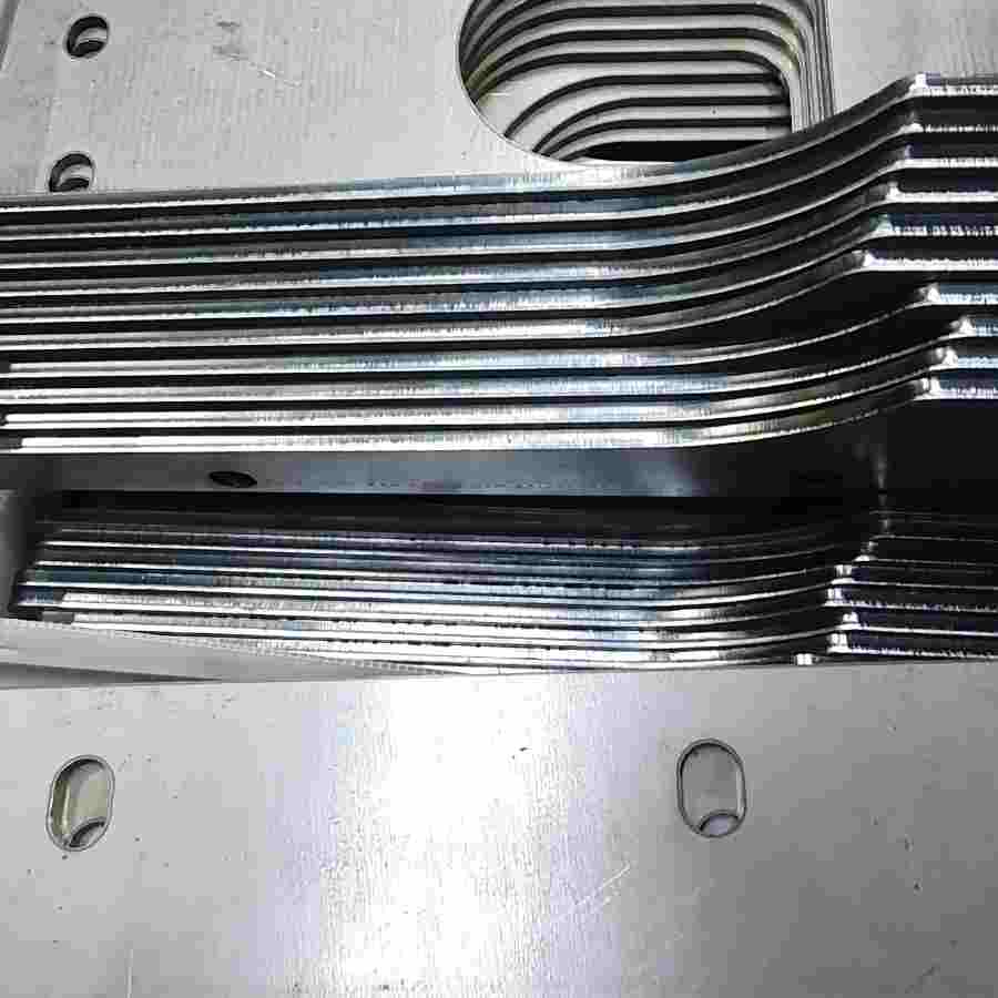 Laser cut and folded structural mild steel